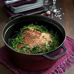 Voorkant -Dorre Verkoop staub round casserole in cast iron 67 l 5